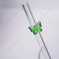 Manufacturers Supply butterfly Straws Glass Straws butterfly Juice Straws