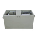 QihangRAS YCM-04 27m3/H UV Lamp Koi Pond Drum Filter with Dual 60W UV Lamps 110V/220V for 16000 Gallon Fish Pond System