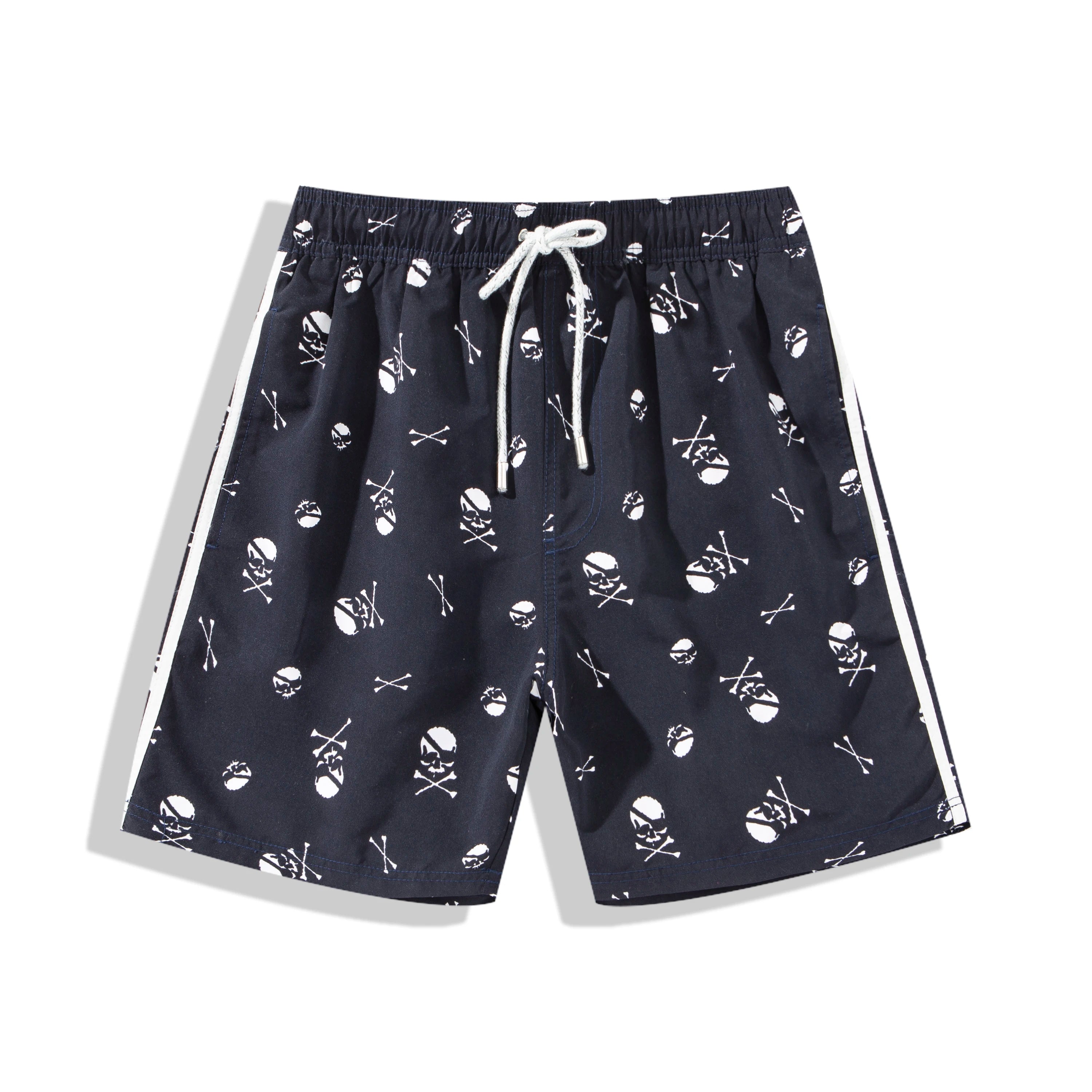 Custom Men's Gym Shorts for Summer Athletic Workouts Quick-Dry Breathable Board Shorts Mid Waist Acid Washed Woven Sportswear