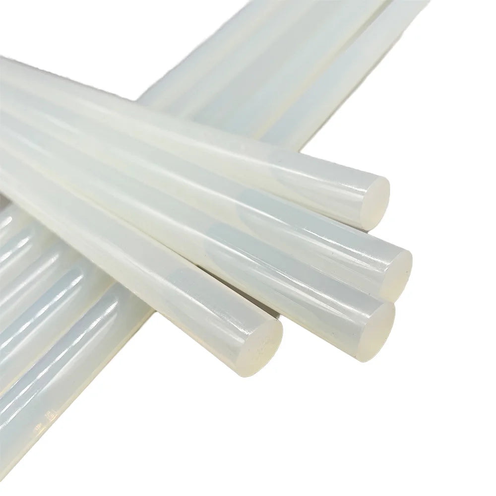 Customizable 7mm Diameter Silicone En Barra Hot Melt Glue Stick Semi Transparent for Children's DIY Crafts Wood Ceramic Paper