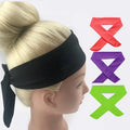 Custom Logo Cotton Headband with Elastic Stretch Long Tail Tie Private Label European & American Style Party/Wedding Use