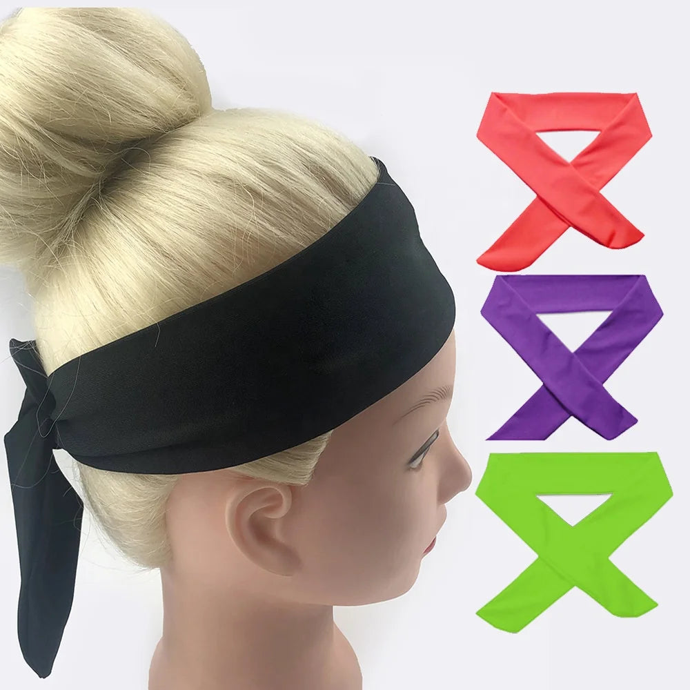 Custom Logo Cotton Headband with Elastic Stretch Long Tail Tie Private Label European & American Style Party/Wedding Use