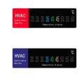 Custom Heat-Sensitive Paper Adhesive Sticker with Color-Change Temperature Indicator Customizable Size & Shape