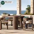 Modern Aluminum Outdoor Courtyard Garden Furniture Set Table and Chair for Coffee Shops Color Options Available for Parks
