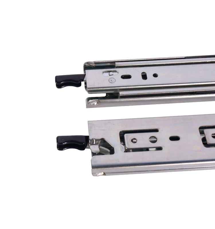 51mm Heavy Duty Drawer Slides with Lock Manufacturer Custom Soft Close Telescopic Channel for Tool Cabinet & RV