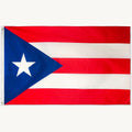 Factory Direct Price Customization 3x5 Feet 100% Polyester Outdoor with 2 Brass Grommets Sewn on Puerto Rico Flag