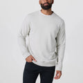 Wholesales Custom Men's Pullover Fleece Sweatshirts Crew Neck Long Sleeve Ribbed Cuffs Sweatshirts
