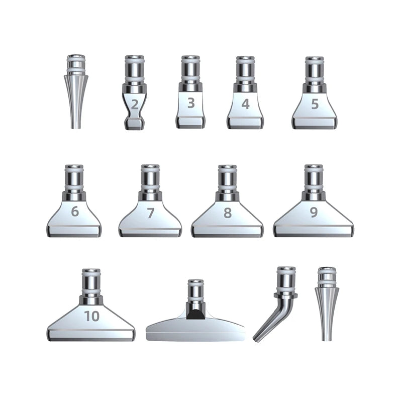 13 Pcs Set Round Square Embroidery Diamond Painting Tools Replace Silver Metal Pen Head