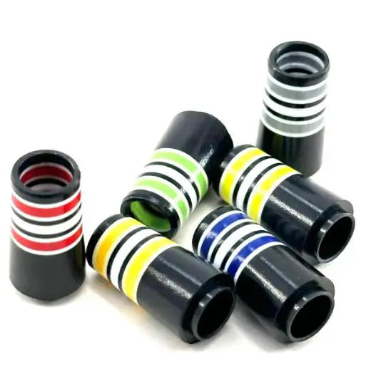 Ready to Ship Colorful Multi-ring 0.355 Plastic Golf Club Ferrules