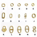 Pearl Jewelry Accessories Au750 Fine Jewellery DIY Findings Components Pure Real 18k Gold Universal Connector Buckle Clasp