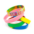 Print Silicone Bracelets Personalized Rubber Silicone Wrist Band With Customized Logo Designer Charms Bracelets Wholesale