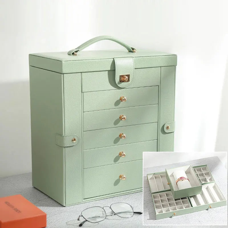 Custom Rectangle Recyclable Luxury Jewelry Gift Box for Earring Bracelet Necklace Ring Storage