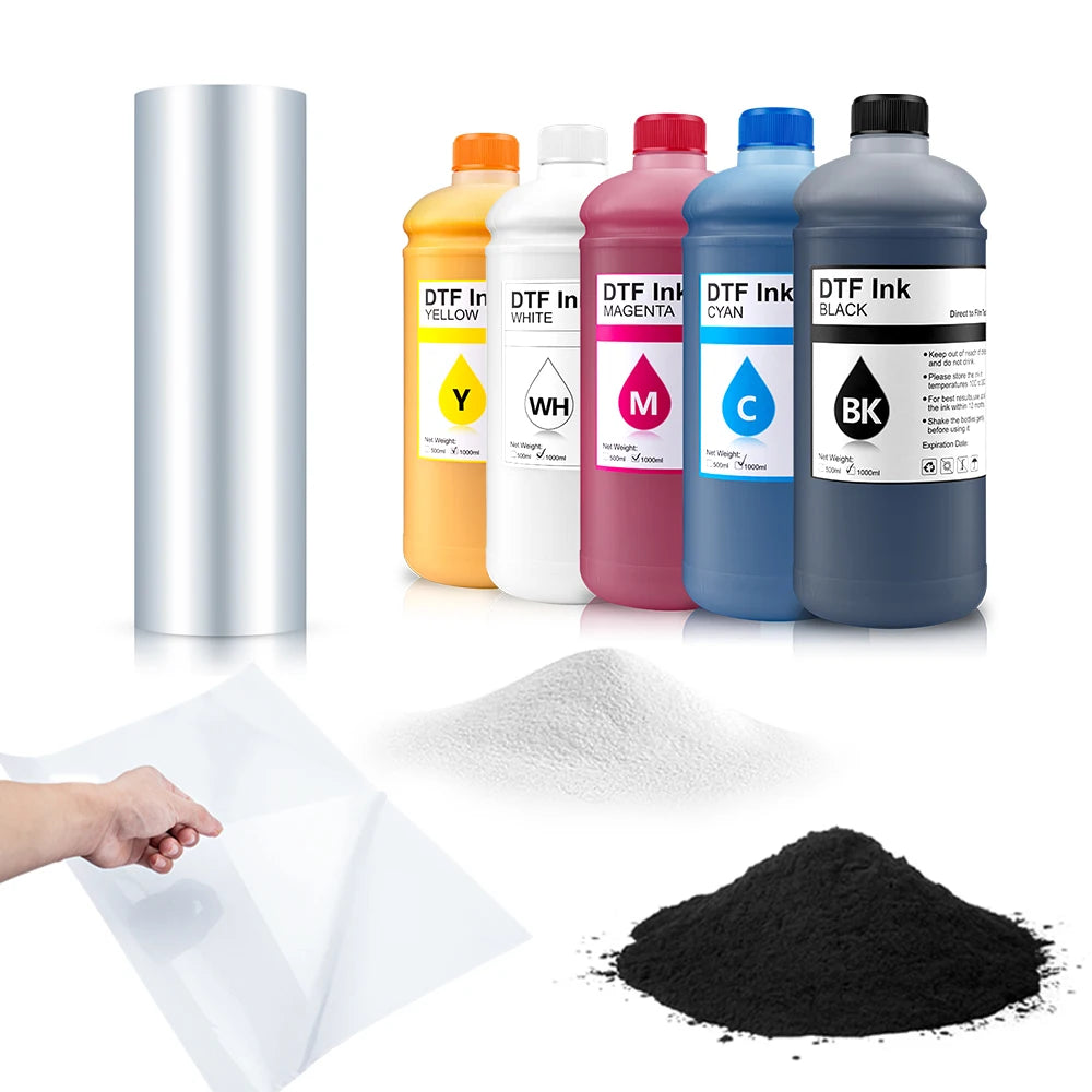 Supercolo Factory Price 1000ML Bottle Universal Economy Ink DTF Printing Textile Watermak Ink Film Transfer for Epson L1800