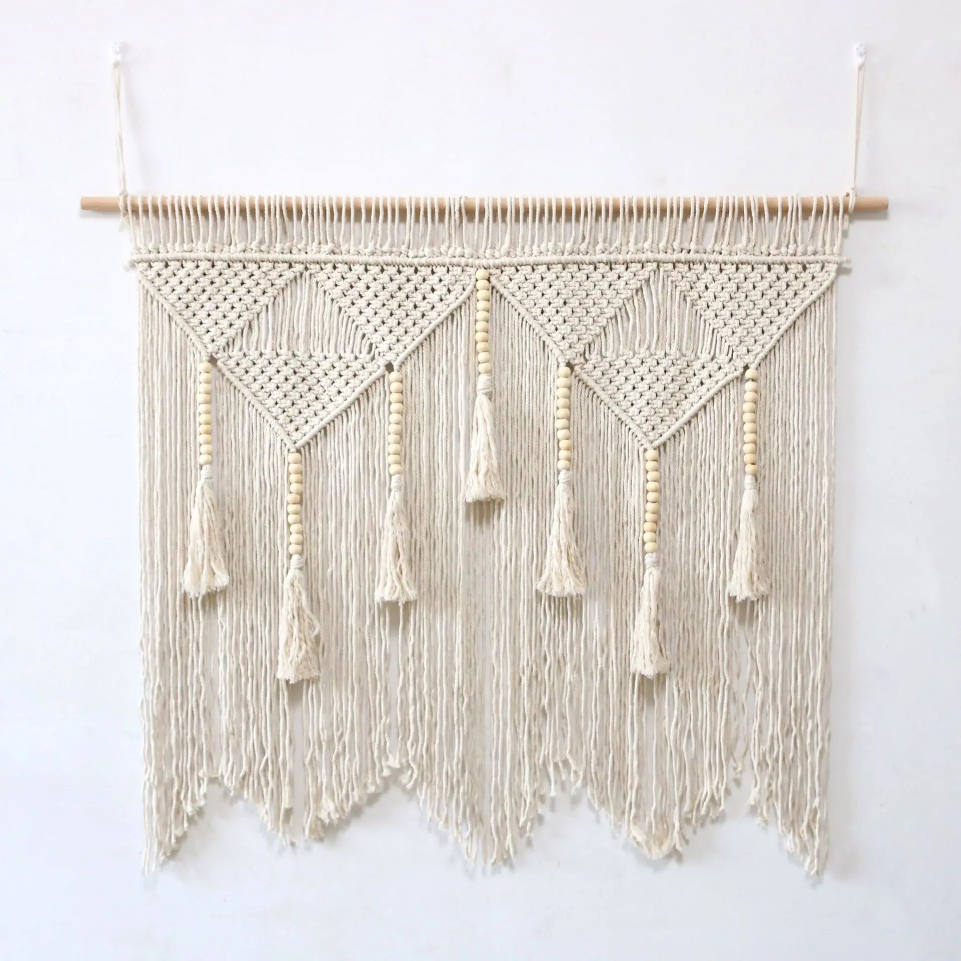 L06545 Bohemian Macrame Hanging Tapestry Wall Hanging Shelf Handmade  Cotton Rope Hanger Home Decor