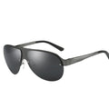 2025 Luxury Aluminum Half Frame Sunglasses Vintage Polarized Sunglasses for Men