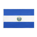 Wholesale Cheap Printed Outdoor Custom Made 3x5ft El Salvador Polyester Flag EN-71 Certified Flying Style Square Shape MegaBDM