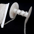 E001 Wholesale 0.6cm High Quality Crystal  White Rhinestone Cup Chain Bling Luxury Rhinestone Tassel Chain