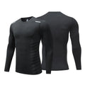 2023 Hot Sale Compress Long Sleeve Shirts Reflective Design Men Shirts Training Muscle Men Tops