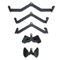 Home Gym Fitness Lat Pull Down Bar T-bar V-bar Bicep Tricep Muscle Training Rowing Machine   Gym Equipment Back Trainer