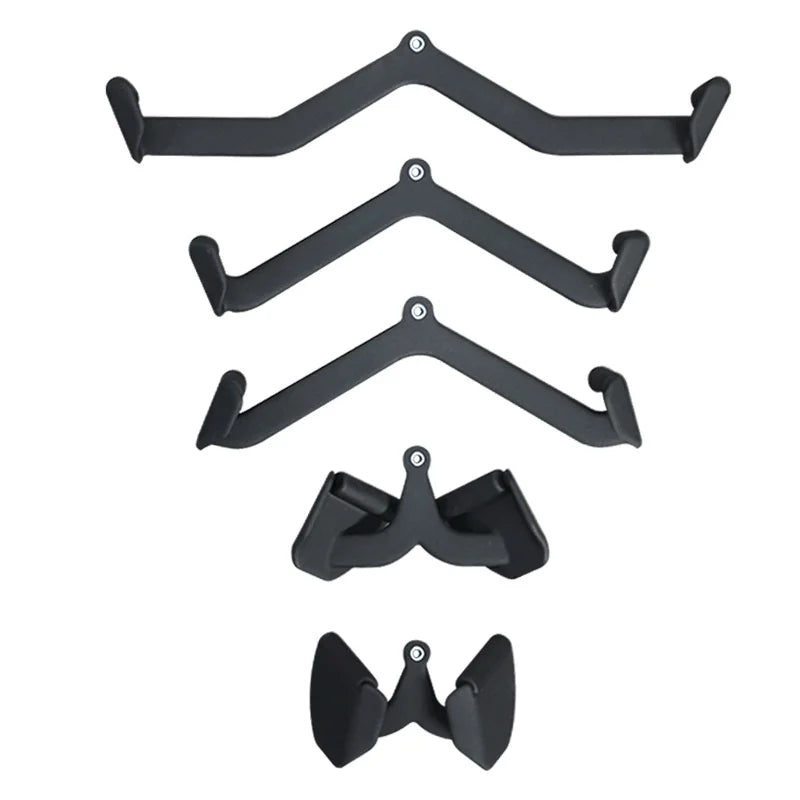 Home Gym Fitness Lat Pull Down Bar T-bar V-bar Bicep Tricep Muscle Training Rowing Machine   Gym Equipment Back Trainer