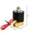 Factory Direct Sell Cheap Price Brass Direct Acting 10bar 1/4 Mini Normally Close 220 Volt Water LPG Gas BBQ Solenoid Valve
