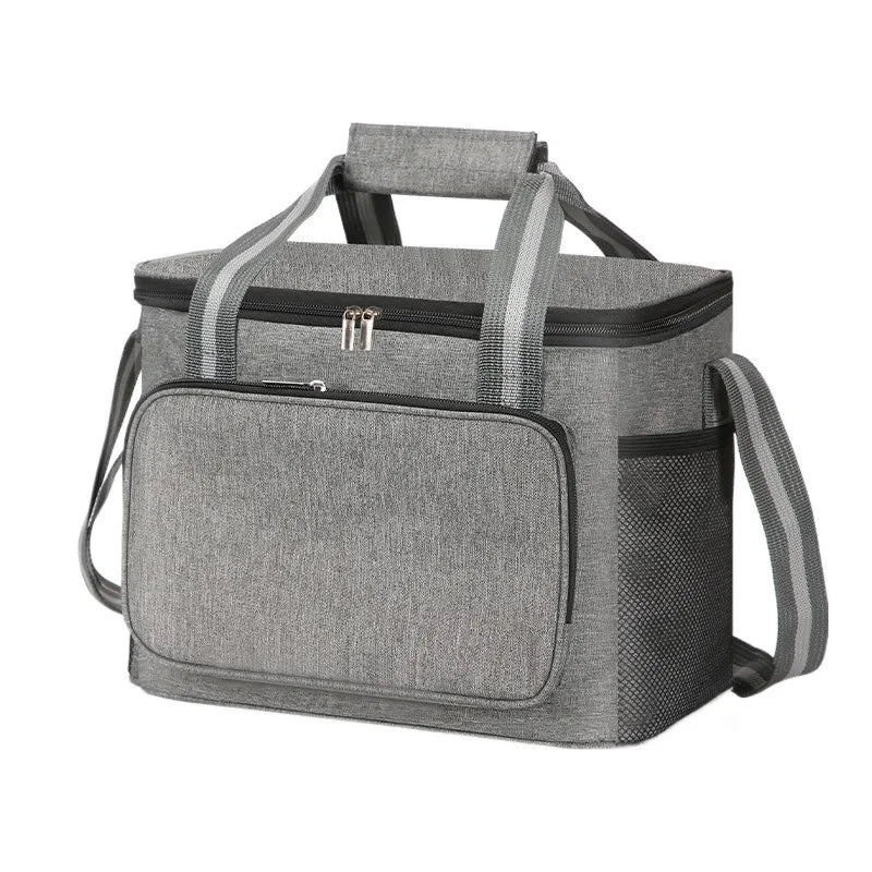 Adjustable Shoulder Insulated Lunch Bag for Kids Polyester Children's Lunch Cooler for School Travel Camping Picnics
