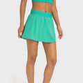 New Arrival Double-Layer Tennis Skort Sweat-Wicking & Water-Cooling Quick-Drying Breathable Anti-Glare Sports Golf Skirt