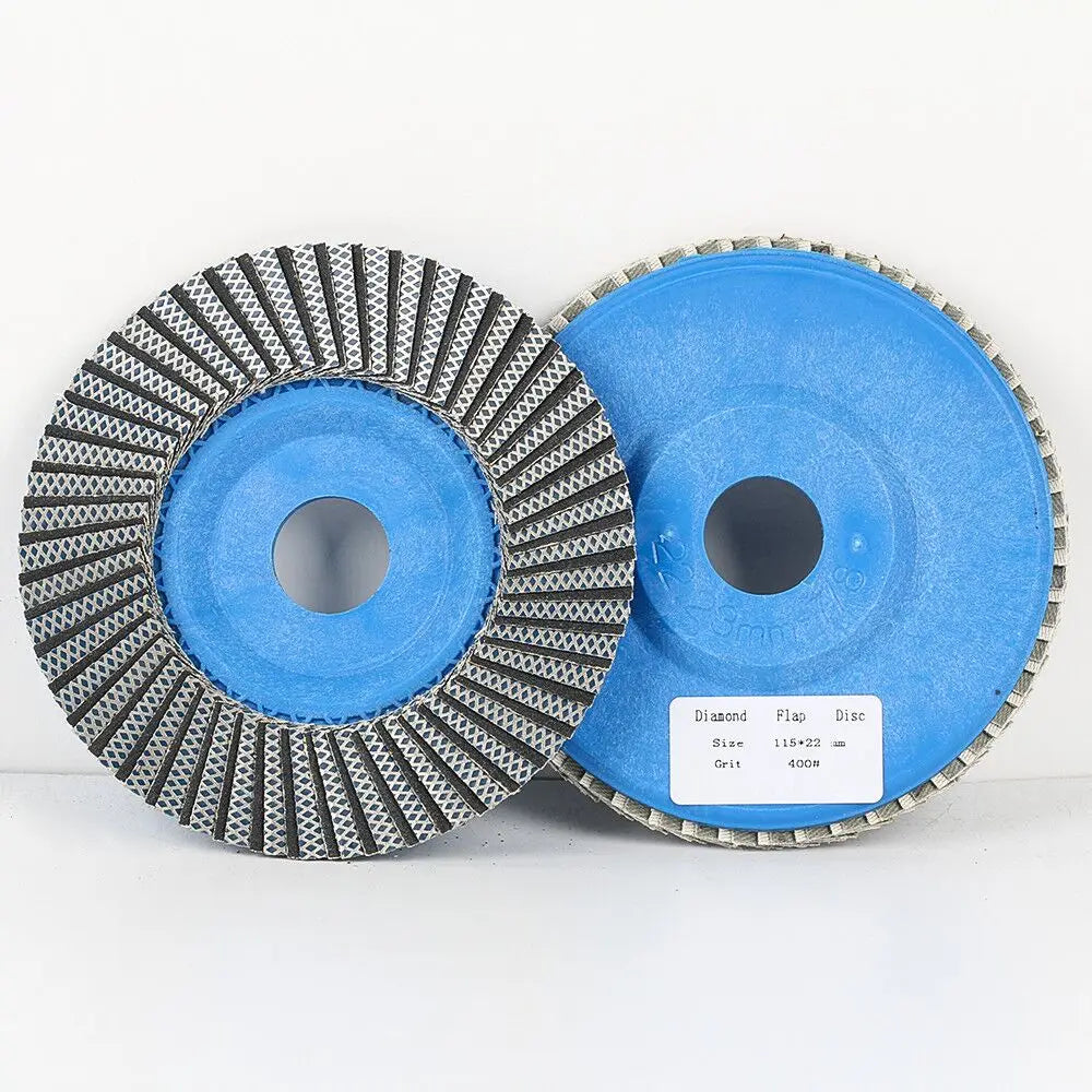 RAIZI 115mm 22.23 Diamond Flap Cup Grinding Disc Wheel for Stone Marble Porcelain Glass Terrazzo Tile Concrete Metal  Tools