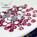 CY Y5 Wholesale Bulk Glass Flatback Non Hotfix Crystal Stones Silver Crystal for Garments Shoes Loose Bulk Package