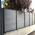 Weather-resistant WPC Privacy Fence Panels Eco-friendly Wood Plastic Composite Fencing for Outdoor Yard Garden & Patio