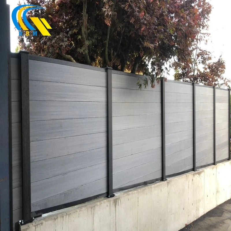 Weather-resistant WPC Privacy Fence Panels Eco-friendly Wood Plastic Composite Fencing for Outdoor Yard Garden & Patio