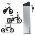 48V Folding Lithium Battery 14Ah/10.4Ah/12.8Ah Integrated Built-in for Electric Bike 350W-1000W Motor High Quality