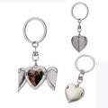 Love Magic Photo Locket Memory Sublimation Angel wings Locket Keychain