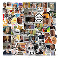100Pcs New Trend Funny Meme Vinyl Decorative Stickers for Laptop Bottle Car Wall Waterproof Internet Memes Sticker