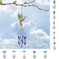 LS New Hummingbird Hanging 5D DIY Diamond Painted Animal Wind Chime Butterfly Bird Pendant Decoration Home Decoration
