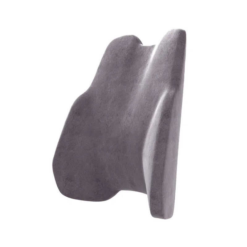 Luxurious Car Back Cushion Memory Foam Cushion Waist Support Backrest Lumbar Cushion