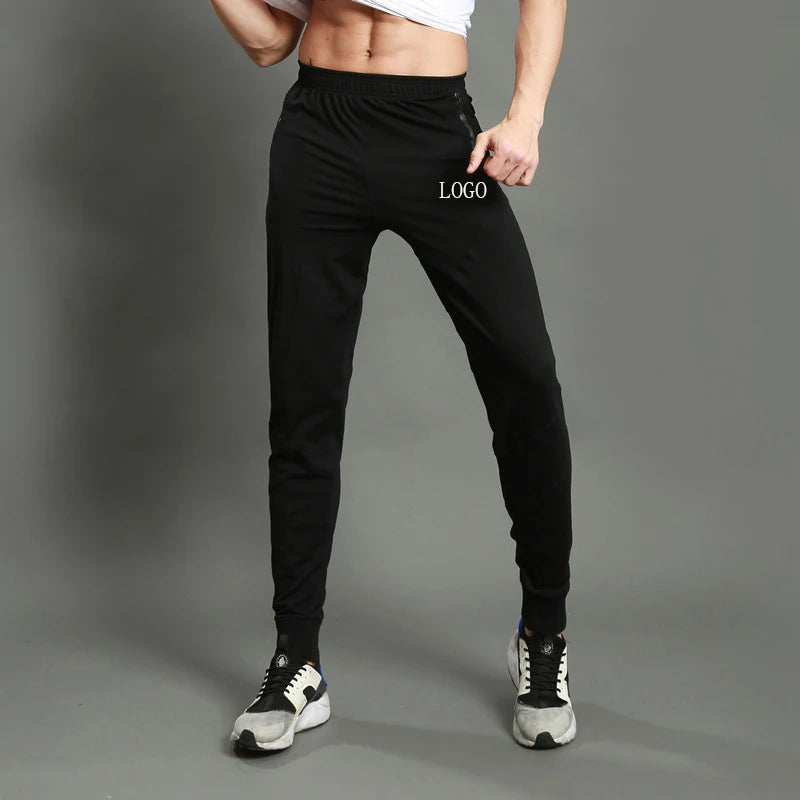 Slim Fitted Bodyguard Sports Pants Muscle Tie Foot Training Trousers Quick Dry Fitness Running Pants Jogger Men's Casual Autumn