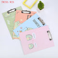 A4 Paper Splint Multifunction Cartoon Thickened Paper Board Clip Document Bag Book Board Clip Study Stationery Writing Pad661
