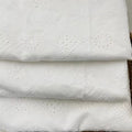 100% Cotton Eco-Friendly Wedding Lace Fabric with Embroidery Guipure for Weddings