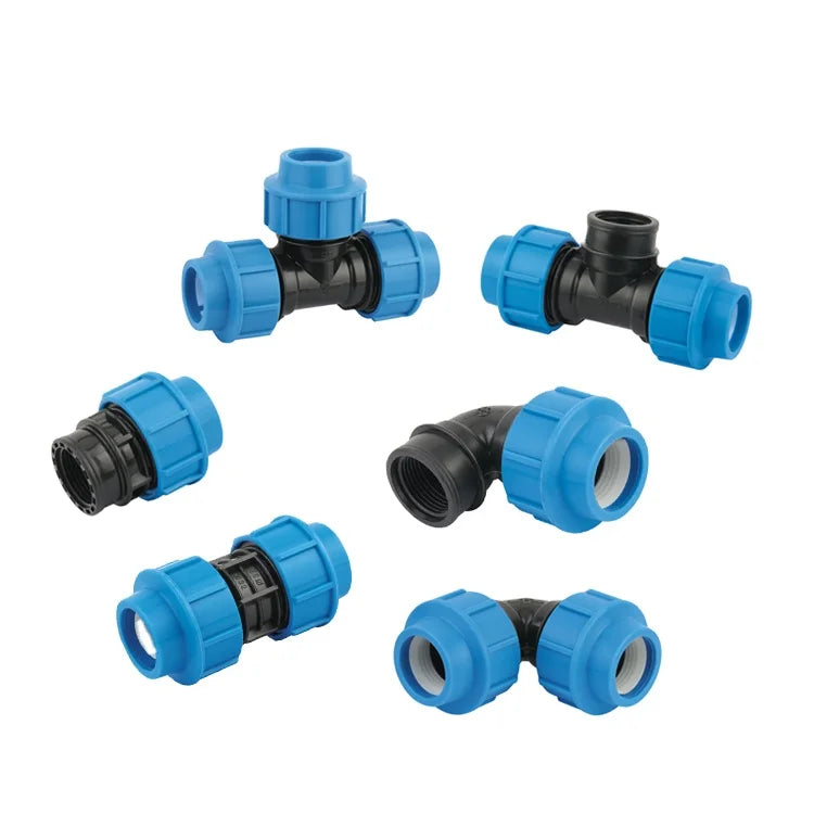 Professional Manufacturer New Products PP Compression Fittings PN16 90 Elbow for Hdpe Pipe for Water Supply
