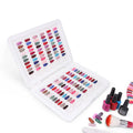 120 Fancy Nail Color Chart Display Wholesale with Nail Painting Practice Design Board