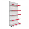 Customized Metallic Light Duty Single-Sided Pharmacy Supermarket Shelves Gondola Racks