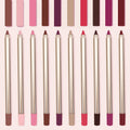 Free Sample Wood Makeup Long Lasting Water Proof Creamy Lipliner Gold Pen Private Label Lip Liner Pencil