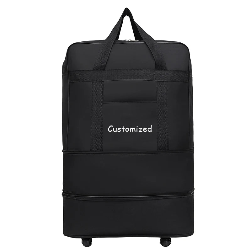 Luxury Custom Trolley School Bags Traveling Backpack Big Duffle Bag Foldable Luggage Travel Bags With Wheels