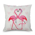 3D Pink Feather Flamingo Pattern Cushion Cover Home Sofa Car Decor Cushion Pillow Case