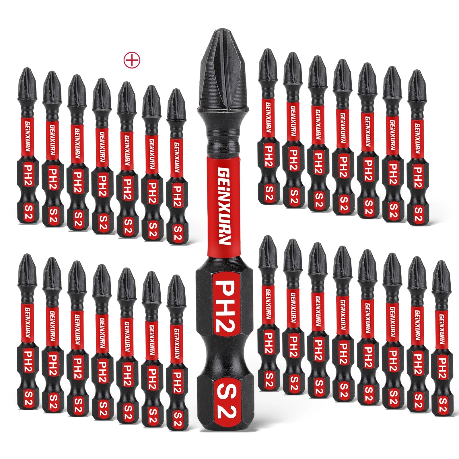 Gengxurn Industrial Impact Torsion Screwdriver Bits S2 Material Home DIY Use Phosphate Manganese Surface Treatment HEX OEM ODM