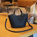 Women's Genuine Leather Luxury Shoulder Bag Custom Pattern Eco-Friendly and Durable with Zipper Closure and Polyester Lining