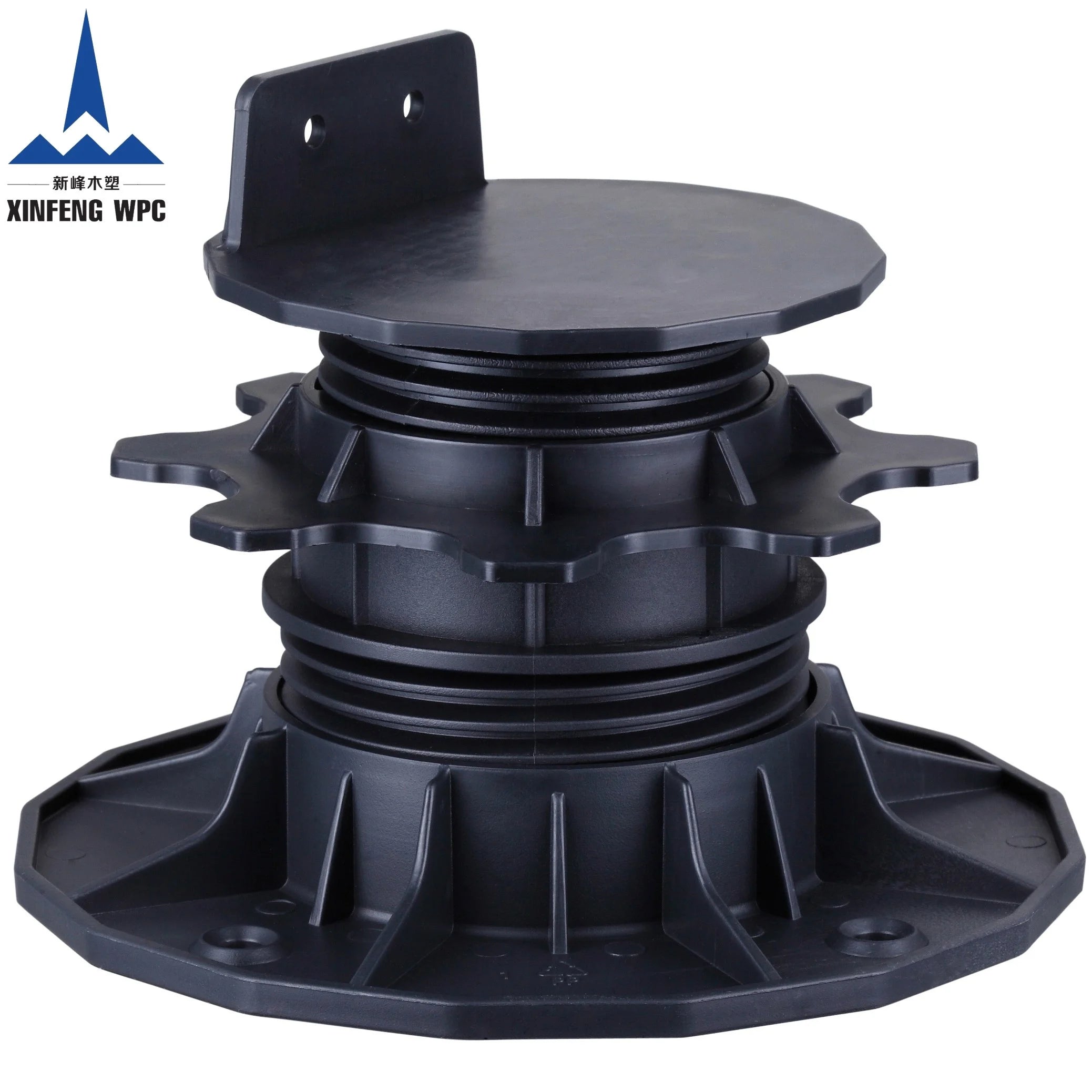Adjustable Base Underlayment Outdoor Decking Floor Support Pedestal XF-T203B 66-100 mm