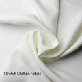 RTS Wholesale Double Layer Fabric 4 Way Stretch Cloth Pants Fabric Free Sample High Density Chiffon Fabric