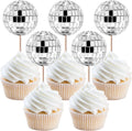 1970s Disco Ball Cake Decorations Disco Theme Cake Picks Disco Ball Cake Toppers